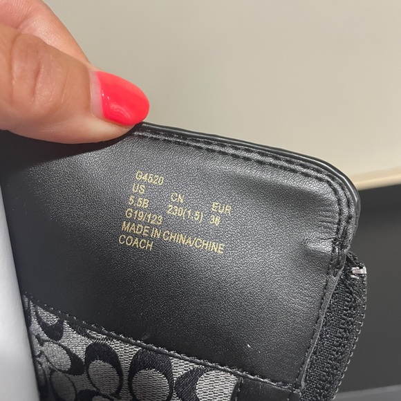 Coach Ruby HC BOOT Black New In box 5.5 - Picture 13 of 13